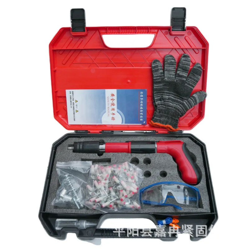 Manual Steel Nail Gun Versatile for Concrete Walls Ceiling Installation Woodwork