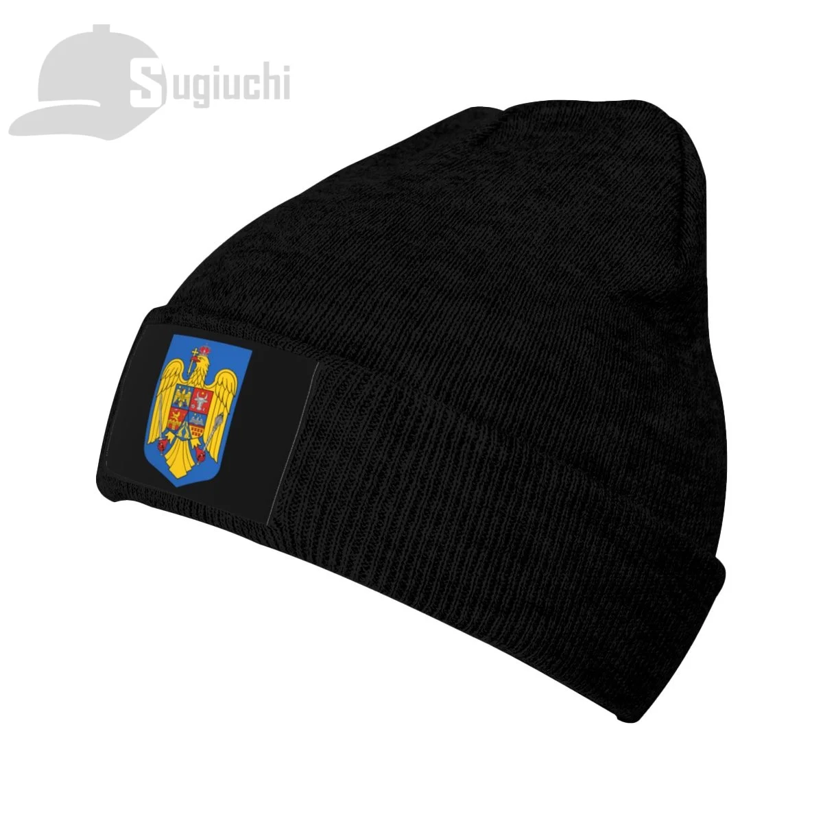 

Emblem Of Romania Country Top Print Men Women Unisex Knitted Hat Winter Autumn Beanie Cap Warm Bonnet