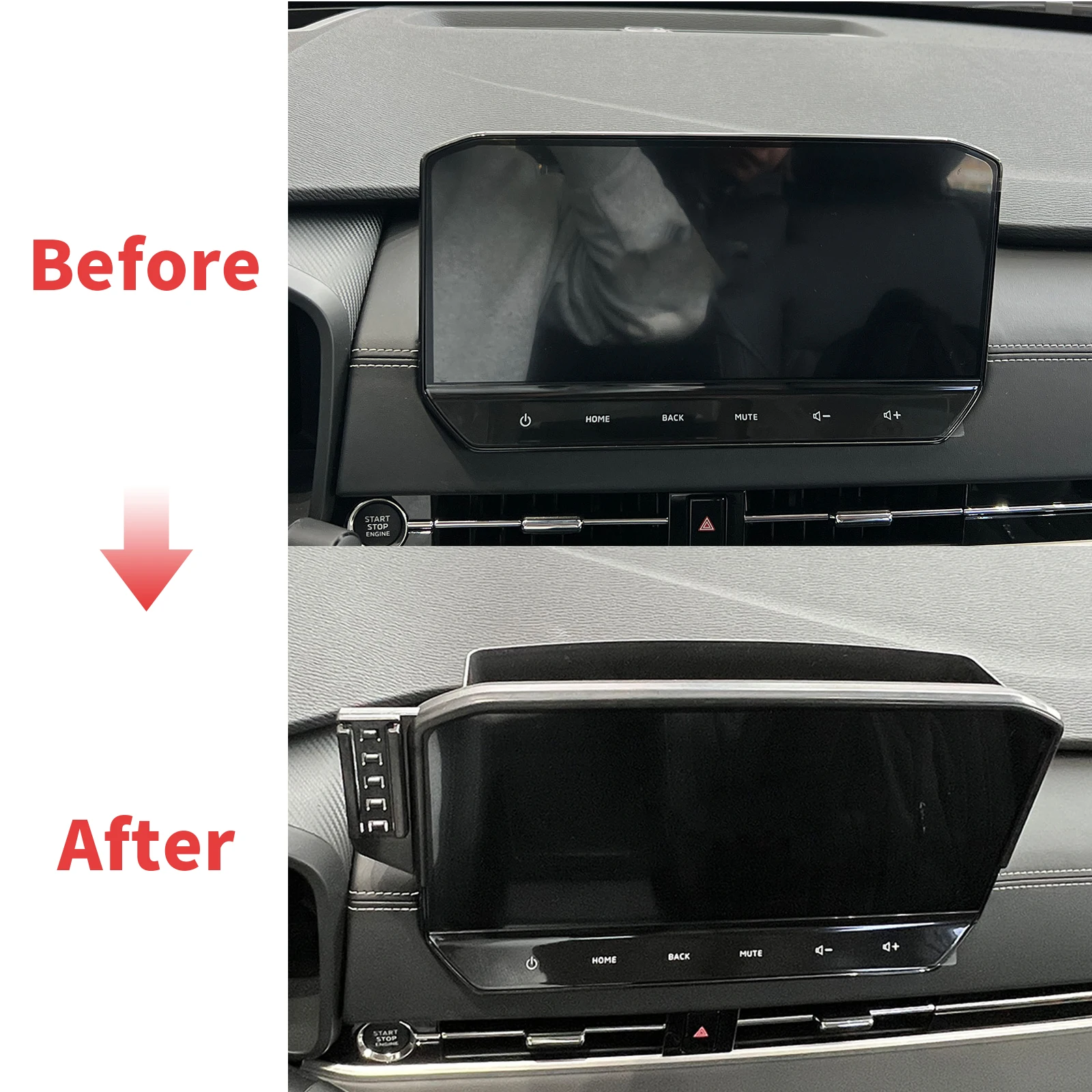Mobile Phone Holder Car Mobile Phone Holder for Mitsubishi Outlander-(12.25in) GPS Bracket Navigation Stand Auto Accessories phone holder mobile phone holder