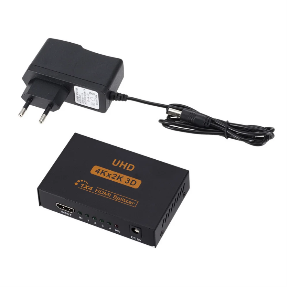portas, 1 em 4 Out, 1x4 Splitter,