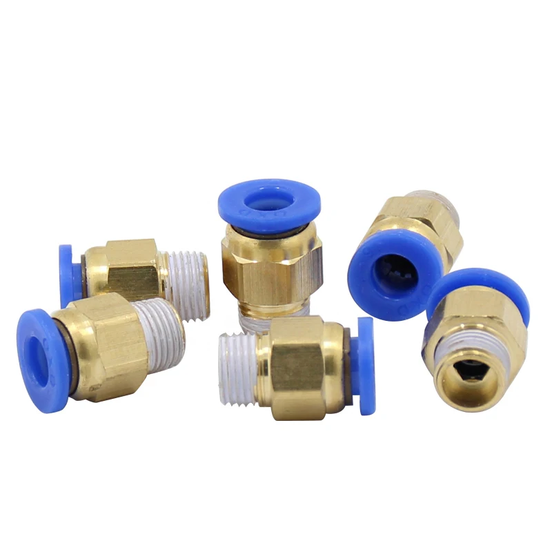 3D Printer Parts 5/10 Pcs Pneumatic Connectors PC4-01 1.75mm PC6-01 3.0mm PTFE Tube Coupler J-head Fittings For V5 V6 Hotend