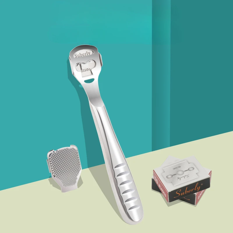 FootCallusShaverHeelHardSkinRemoverHandFeetPedicureRazorTool