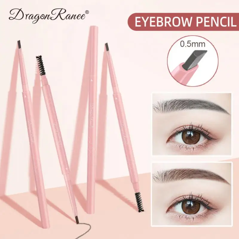 

Extremely Fine Eyebrow Pencil Waterproof Brow Pen Natural Eyebrow Gray Brown Eyebrow Pen Soft Smooth 4 Colors 0.5mm Eyebrow Pen