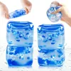 Mini 5*5cm Ice Cube Pinch Toy Stress Relief Tofu Shape Transparent Ice Block Mochi Sensory Toy Children 1