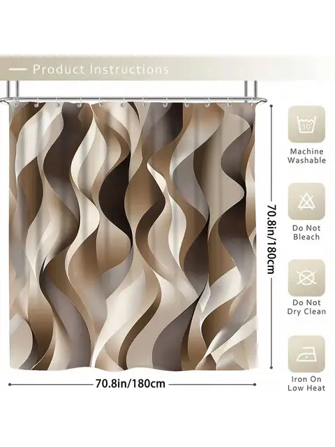 Striped Bathroom Decor Set 6