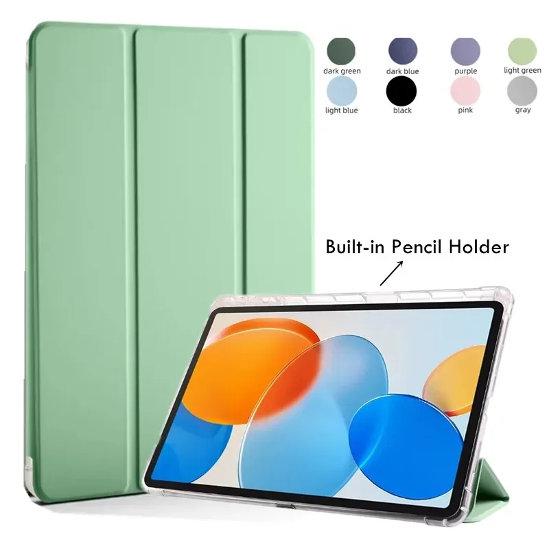 タブレットケース Vivo Pad3 Pad 5 Pro 用鉛筆ホルダー付きクリア三