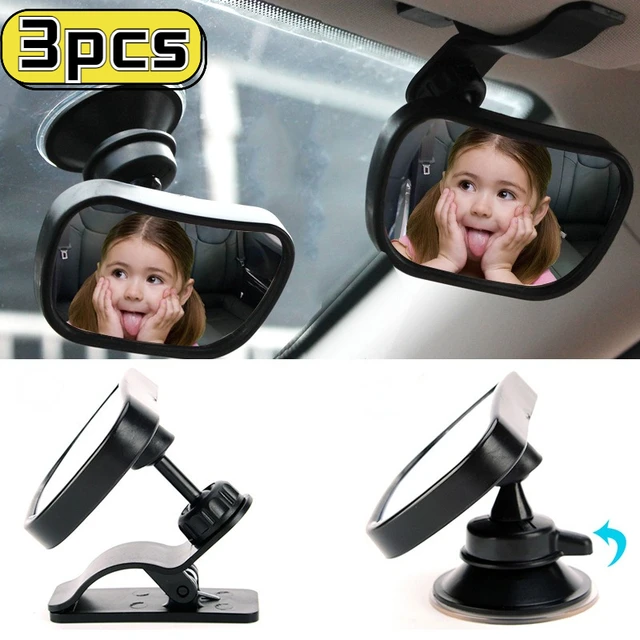 Car Baby Interior Rearview Mirror Adjustable Convex Mirror With Suction Cup  Easy to install Automobiles Interior Accessories - AliExpress