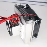 Kit de réfrigération semi-conductrice 12V DIY, boîte isotherme avec thermostat électronique, déshumidificateur, module Peltier et radiateur 3