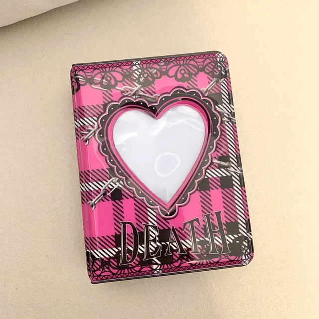 Ins Dark Cool 3 Hüvelykes Mini Fotóalbum Kpop Korea Style Idol Star Chasing Storage Book Heart Hollow Collect Binder Album - Image 6
