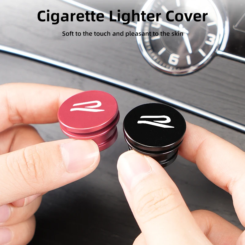 Premium Metal Car Cigarette Lighter Dustproof Decorative Cover Accessory