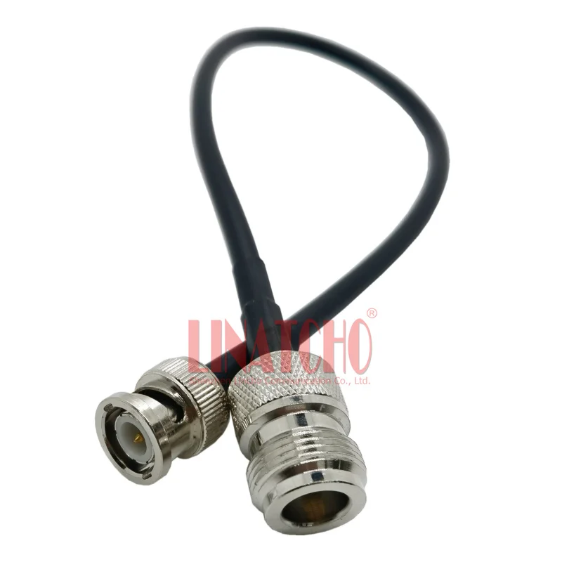 

30CM RG58U 50Ohm Coax. N Female to BNC Male Diplexer Jumper Pigital Cable