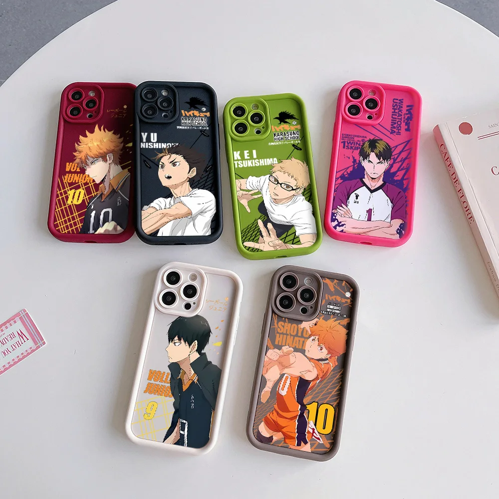 Anime Volleyball Haikyuu Phone Case For IPhone 16 15 14 13 12 11