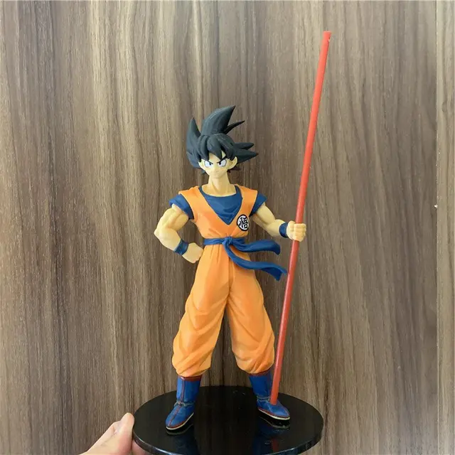 Dragon Ball Z Goku Figure Toy, 20 ° Aniversário, Cabelo Azul, Goku Super  Saiyajin Figura, Forma De Batalha, Modelo De Decoração, Presente De Férias