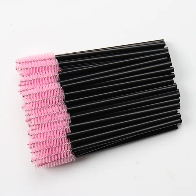 50Pcs Disposable Crystal Eyebrow Brush