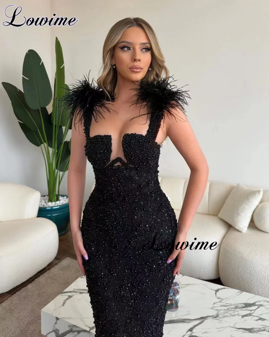 2 Colors Cocktail Dresses For Women Sleeveless Mermaid Evening Dresses Wedding Guests evening dresses,cocktail dress