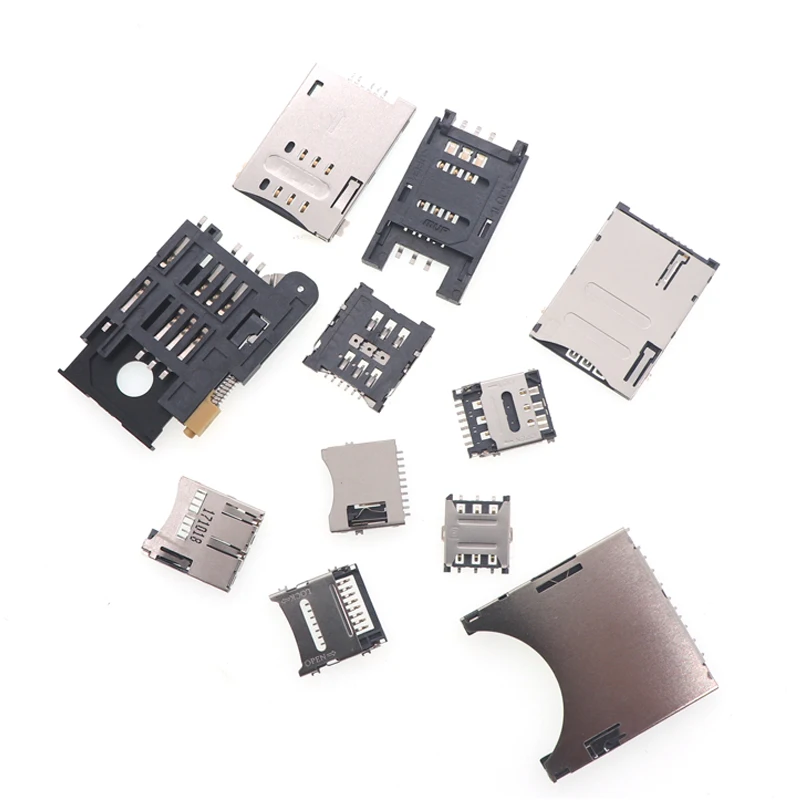 10-Pack Multi-Size Card Holders with Self Elastic Flip Cover