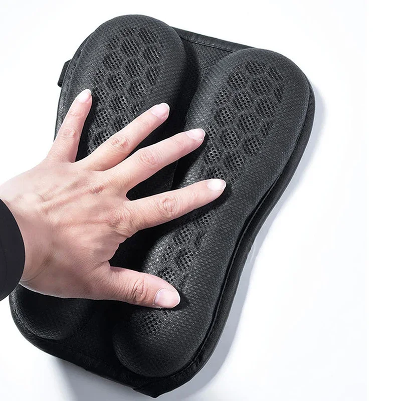 1pc Motorcycle Seat Cushion Shock Absorption 3d Honeycomb Mesh Motorbike  Seat Pad Breathable Waterproof Quick-drying Motorbike Saddle Gel Pad Man  Jia