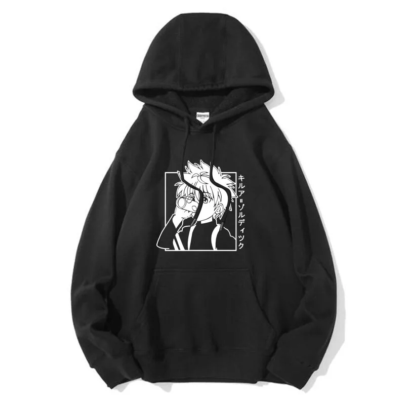 Mens Hoodies high quality Hunter X Men Women Pullovers Sweatshirts Killua Zoldyck male Anime Hoody Tops |