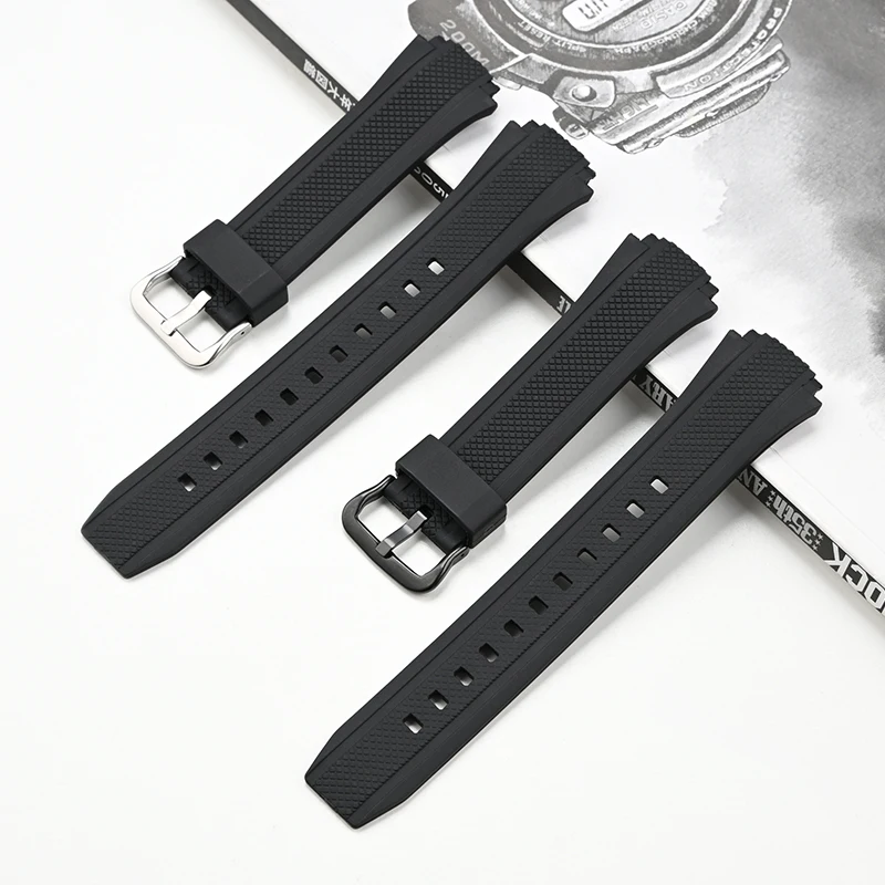 For Casio EDIFICE Series Replacement EF-552 Resin Watch Strap - Main Image