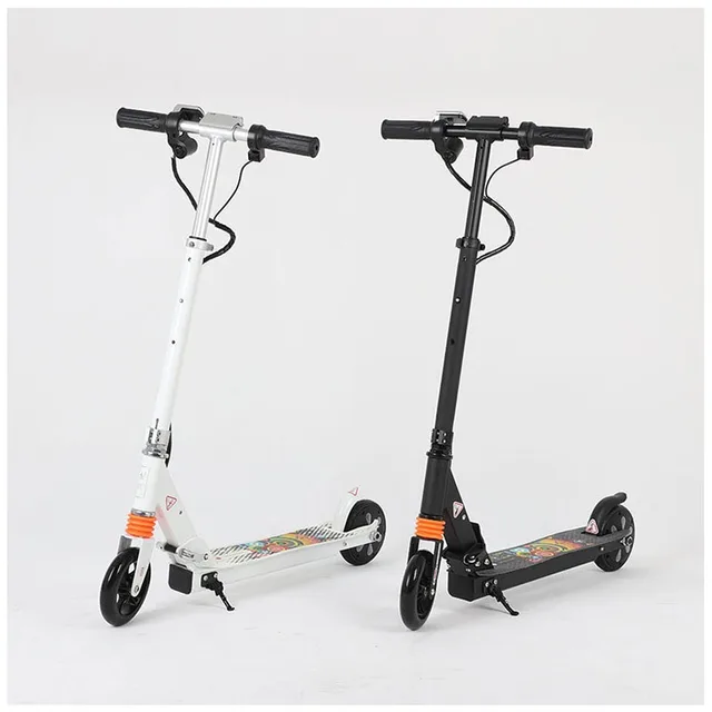 Child scooter inch electric scooter dazzle colour luminous wheel aluminum alloy body brushless lithium