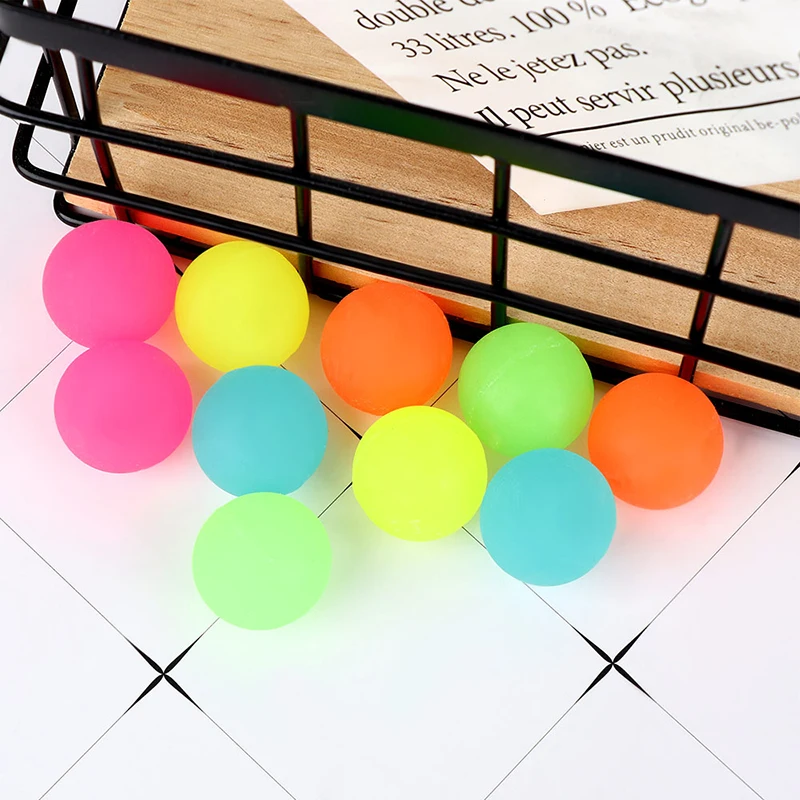 Set of 15 High Bounce Toy Balls for Kids - Party Favor Decoration in Vibrant Colors