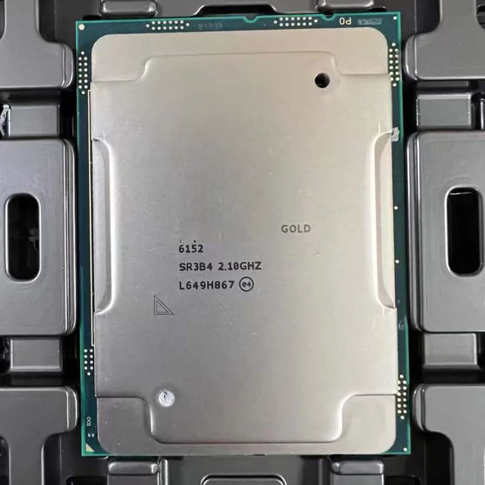 For Intel For Xeon Gold 6152 Positive Display Version Of QR 22 Cores 44 Threads 140W Supporting DDR4-2666 Memory