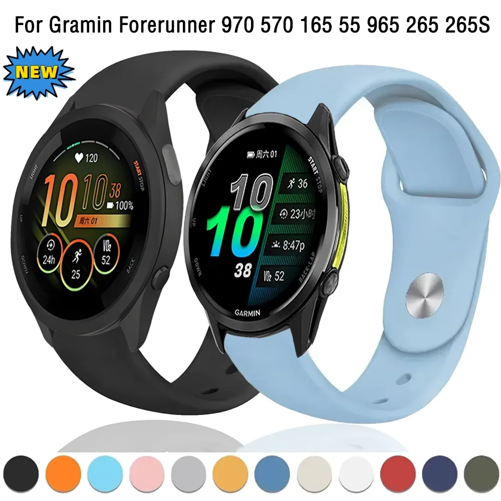 Soft Silicone Watch Strap - Versatile and Comfortable Replacement Band