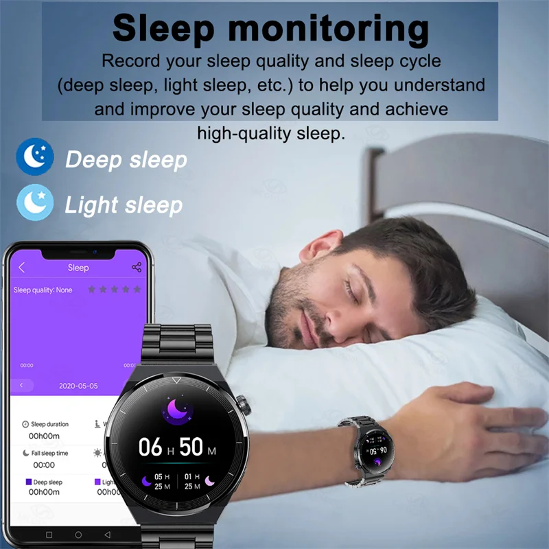 NFC Smart Watch Men GT3 Pro AMOLED 390 390 schermo HD frequenza cardiaca chiamata Bluetooth IP68 SmartWatch impermeabile per Huawei Xiaomi 2023