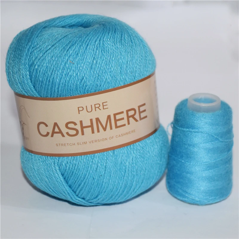 Luxurious Soft 3-Ply Pure Mongolian Cashmere Yarn - 5 Skeins for Crocheting & Knitting