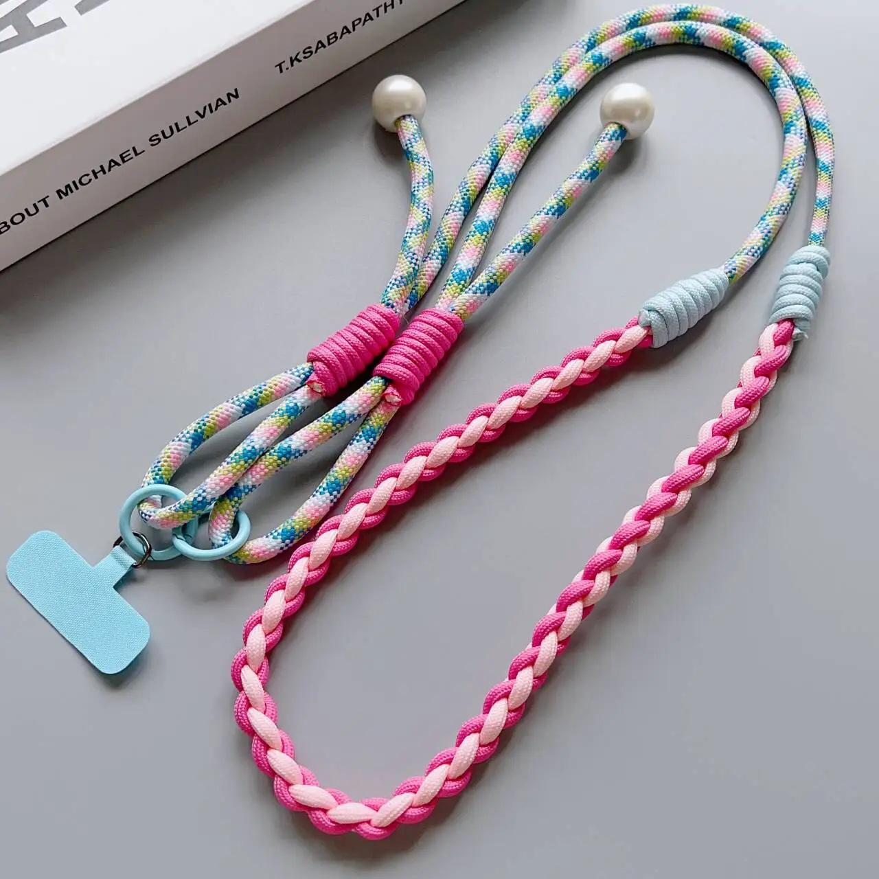 Luxury Multi-Functional Adjustable Pearl Phone Lanyard