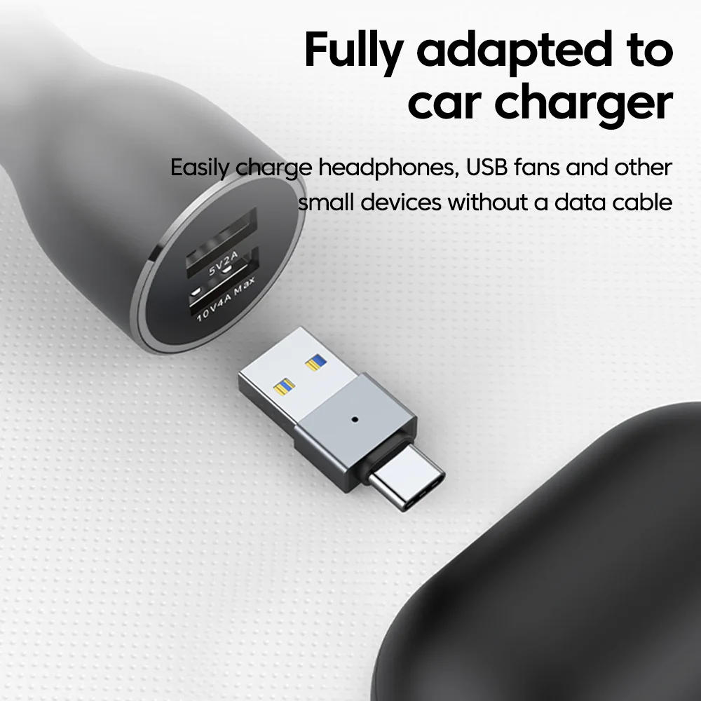 미니 USB 3.0 A타입(수) to C타입(수) OTG 충전 데이터 전송 컨버터 어댑터 (아이폰 15/16, 삼성 폰용)