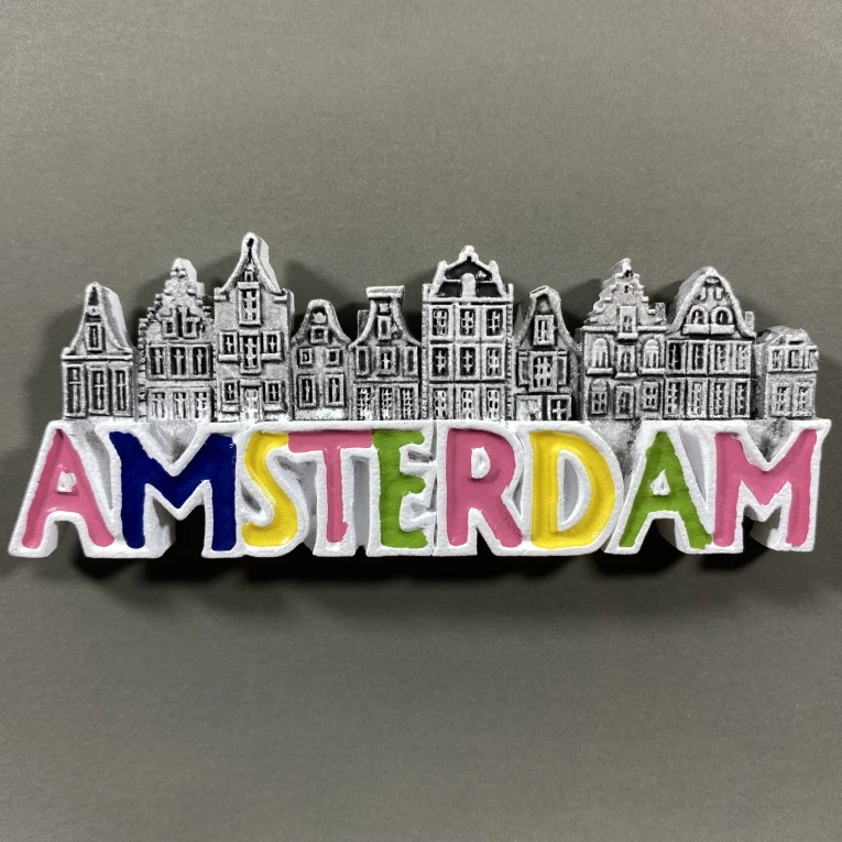 

Amsterdam, Netherlands Fridge Magnets Tourist Souvenir Refrigerator Stickers Commemorative Home Decoration