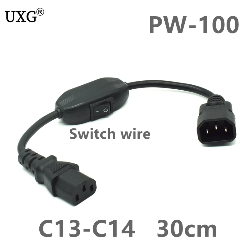 C14 to Dual C13 Y-Splitter Power Cord Adapter - Efficient Power Distribution Solution for Your Devices. Description Image.This Product Can Be Found With The Tag Names Computer Cables Connecting, Computer Peripherals, PC Hardware Cables Adapters