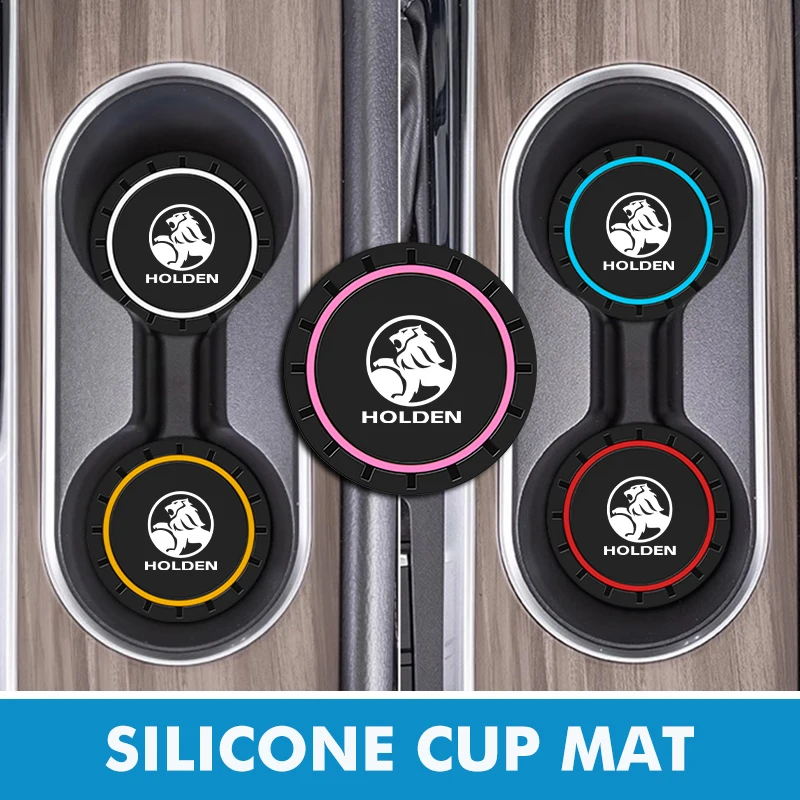 2pcs Car Coaster Water Cup Slots Anti-Slip Waterproof Slot Pad For Holden HSV Commodore VT VX VU VY VZ VE cup holder coasters,car coaster pads