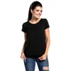 Women's Short Sleeve Pure Colour T-shirts Maternity Clothes Pregnant Blouse Nursing Tops Breastfeeding 5