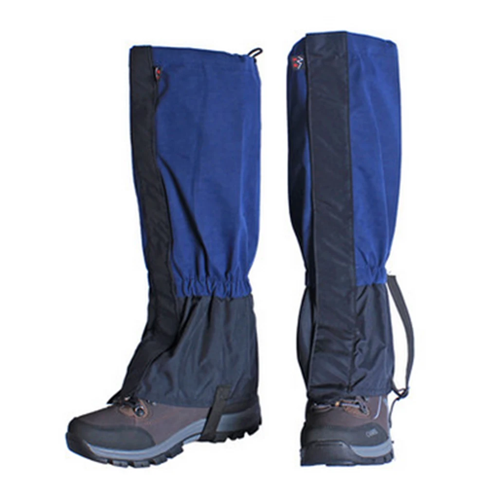 Gaiters 1 pair for Hiking and Travel Climbing Walking Legging Nylon Waterproof Ski Leg Protection Guard Cover