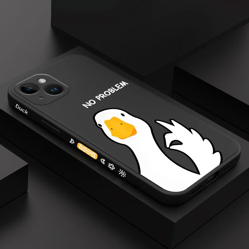 Charming Hello Duck Silicone Phone Case Cover