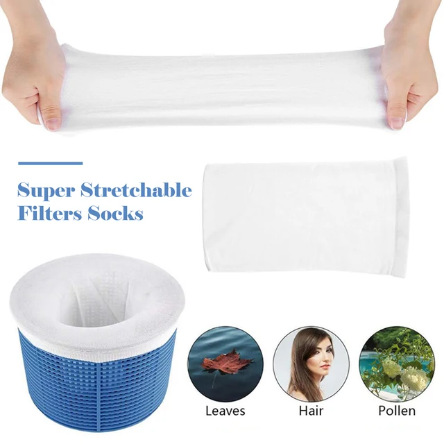 5/10/15/20 db Set Medence Skimmer Zokni Háztartási Megtakarítók Nylon Háló Kialakítás Szűrőkhöz Kosarak Skimmerek Úszómedence Tiszta Ellátás - Image 3