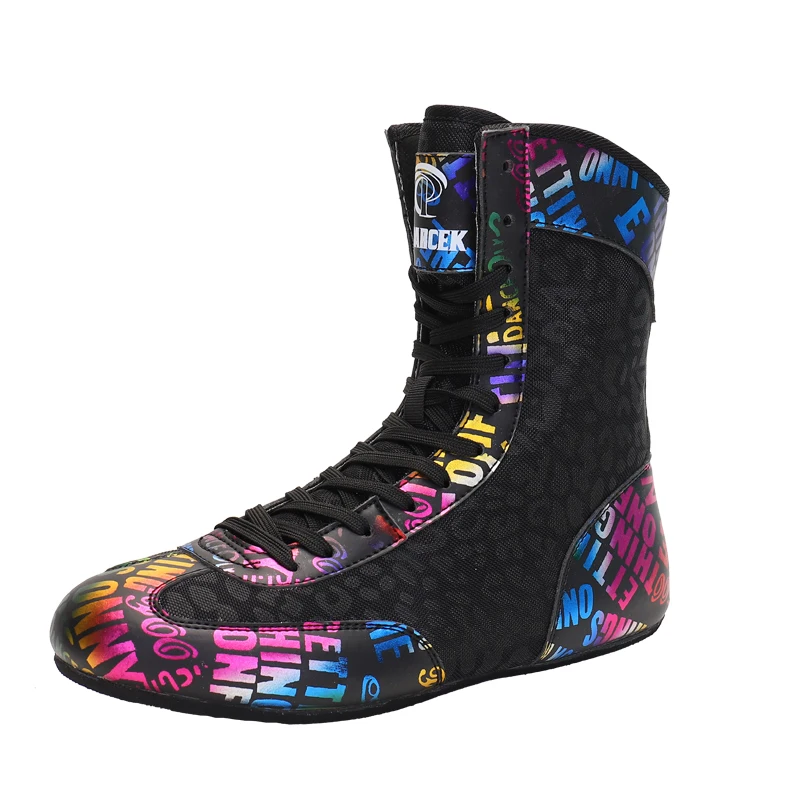 Men's and Women's Boxing Boots, Wrestling Shoes, Combat Sports Shoes, Fitness Equipment, Training Fighting Boots