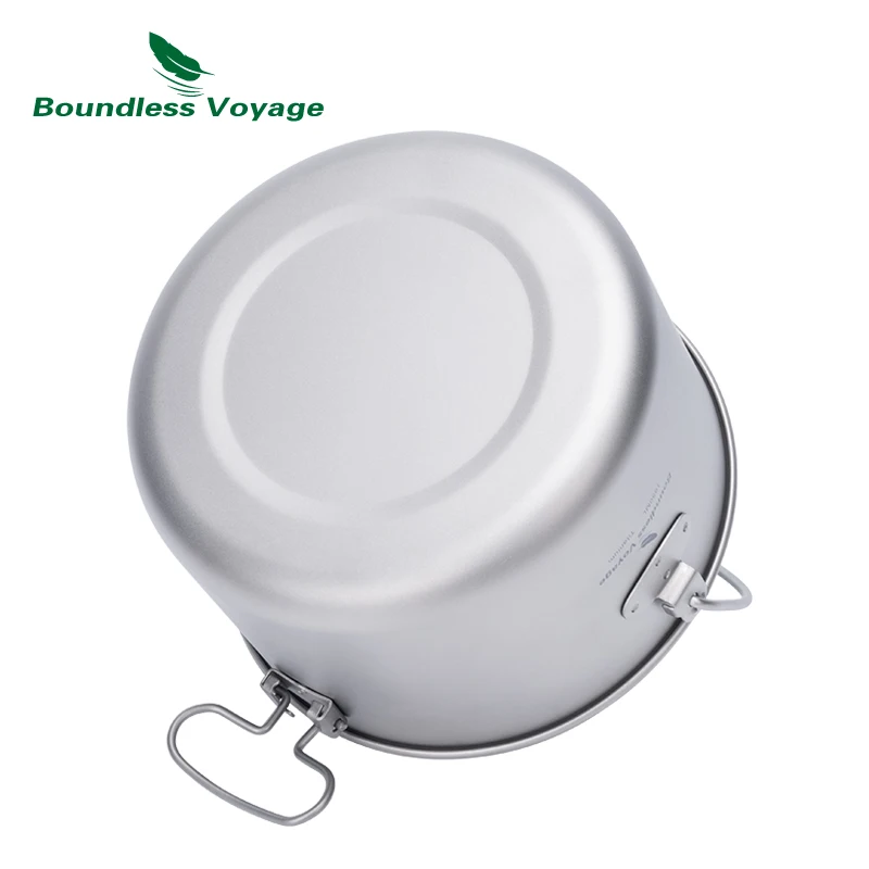 Camping Cookware Titanium Pot 2900ml 1950ml 1300ml