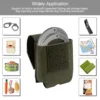 KRYDEX 500D Handcuff Pouch Case MOLLE / Belt Low Profile Cuff Case Holster Duty Belt Vest Law Enforcement Outdoor Hunting Bag 5