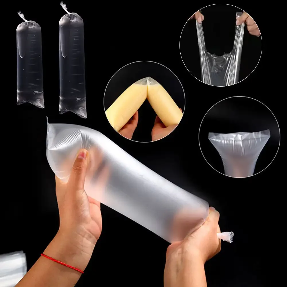 100Pcs Urine Bags Men Bedridden Portable Emergency Adult Urinal Disposable PE Urine Bags Outdoor Travel Incontinence Care