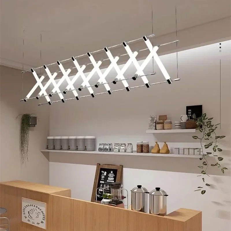 

Creative Led Ceiling Chandelier Silver Gold Dining Living Room Center Table Kitchen Pendant Lamp Decor Lighting Luster Fixture