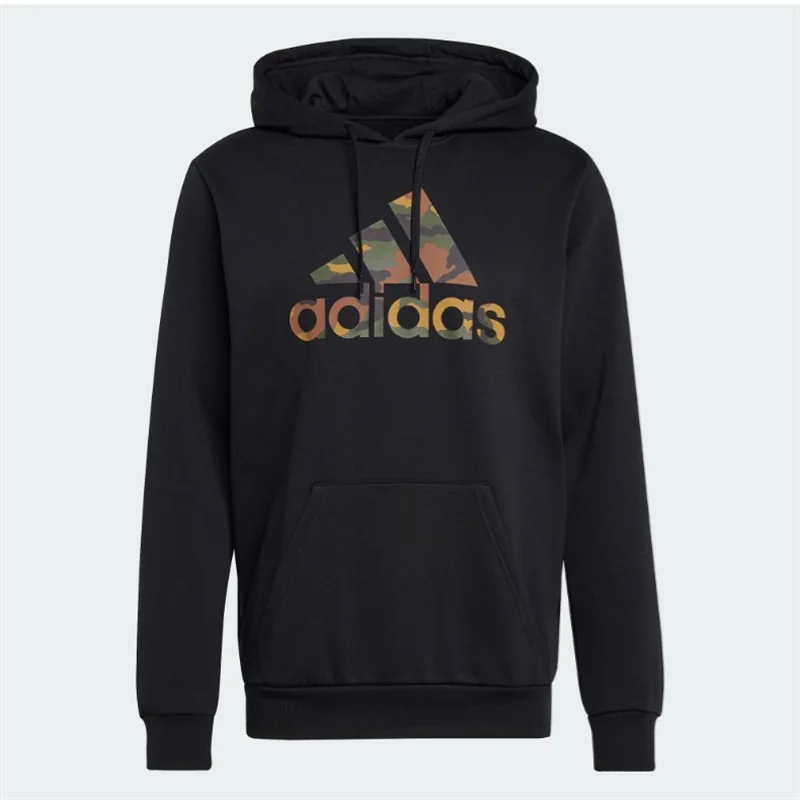 Adidas Hoodies Men and Women Big Print on The Front, Regular Style， A Pocket Design in The Front with Hat Hoodies