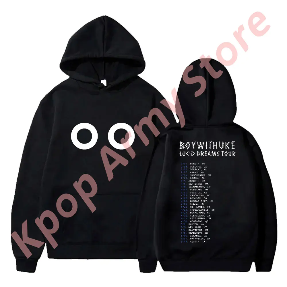 

BoyWithUke Tour толстовки с новым логотипом Merch свитшоты Косплей зимние женские мужские модные повседневные уличные