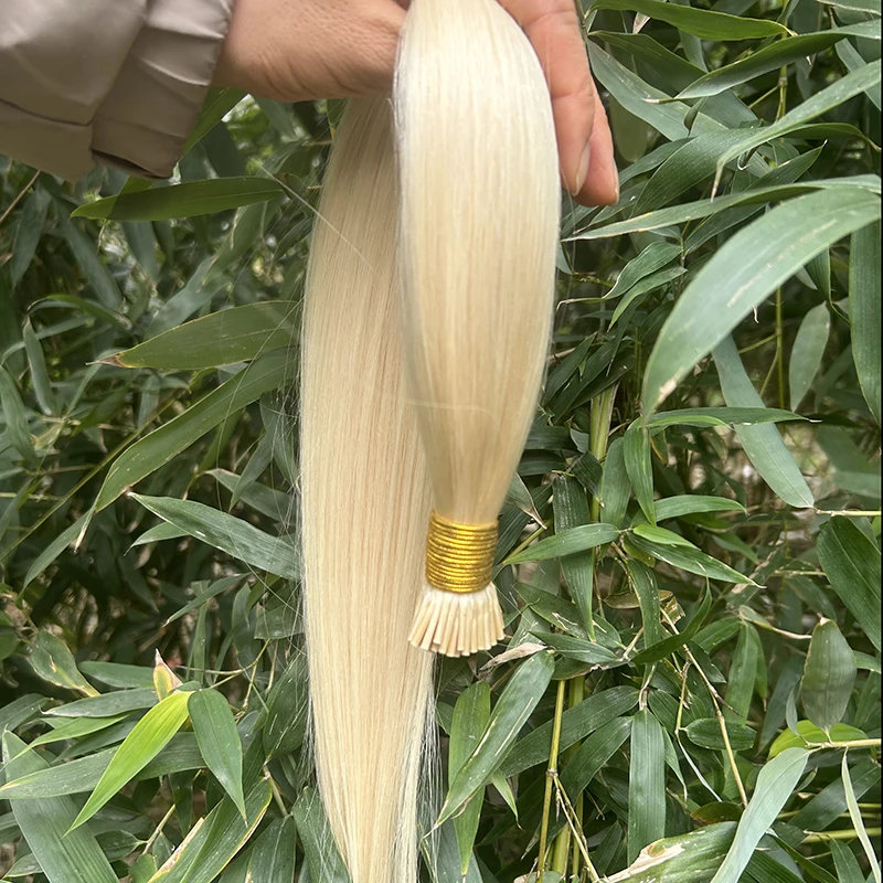 FXC Straight I Tip Hair Extension Human Hair Extension 1g/Strand 50pc/Set Capsule Keratin Natural Fusion Human Extensions