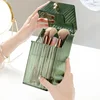 Fashion Plastic Makeup Brush Holder Organizer Lipstick Eyebrow Pencil Holder Makeup Organizer Desktop Cosmetic Storage Box 4