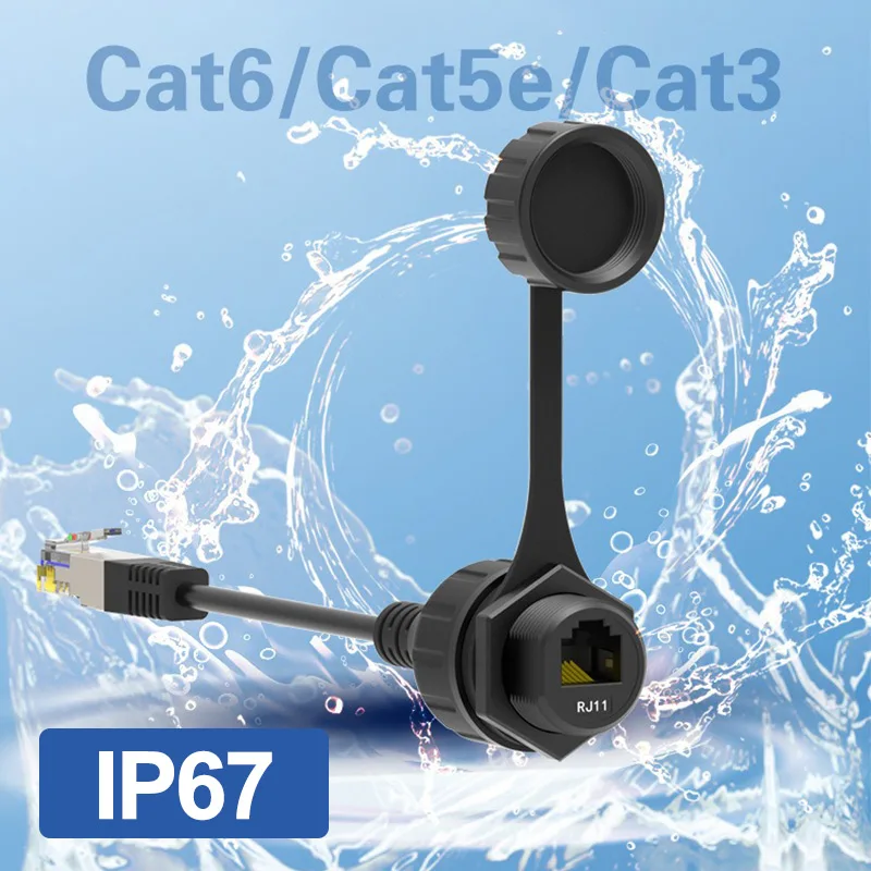 RJ11 Connector Dual Jack Cord Cable Y Splitter Telephone Fax Modem - Foto 13