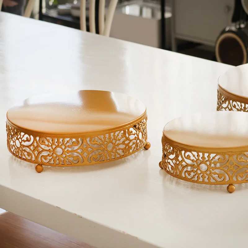 Description Picture 4 of item8/10/12 Inch Metal Cake Stand Holder Dessert Cupcake Pastry Cakes Display Plate Tray Serving Platter for Wedding Birthday Party
