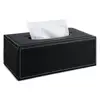 NEW Black Leather Tissue Box Holder Cover Dispenser Grey Toilet Bathroom Home Fancy Design 5